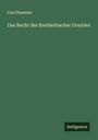 Carl Stammler: Das Recht des Breidenbacher Grundes, Buch