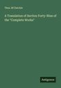 Thos. M'Clatchie: A Translation of Section Forty-Nine of the "Complete Works", Buch