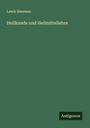 Lewis Sherman: Heilkunde und Heilmittellehre, Buch