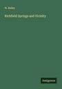 W. Bailey: Richfield Springs and Vicinity, Buch