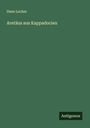 Hans Locher: Aretäus aus Kappadocien, Buch