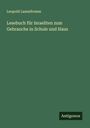 Leopold Lammfromm: Lesebuch für Israeliten zum Gebrauche in Schule und Haus, Buch