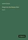 Andrew Wynter: Peeps into the Human Hive, Buch