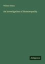 William Sharp: An Investigation of Homoeopathy, Buch