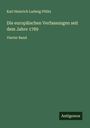 Karl Heinrich Ludwig Pölitz: Die europäischen Verfassungen seit dem Jahre 1789, Buch