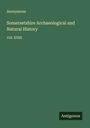 Anonymous: Somersetshire Archaeological and Natural History, Buch