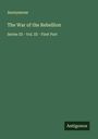 Anonymous: The War of the Rebellion, Buch