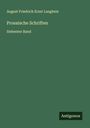 August Friedrich Ernst Langbein: Prosaische Schriften, Buch