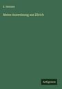 K. Heinzen: Meine Ausweisung aus Zürich, Buch
