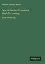 Andreas Theodor Kruse: Geschichte der Stralsunder Stadt-Verfassung, Buch