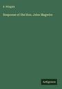 R. Wingate: Response of the Hon. John Magwire, Buch