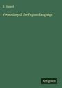 J. Haswell: Vocabulary of the Peguan Language, Buch