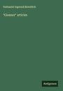 Nathaniel Ingersoll Bowditch: "Gleaner" articles, Buch