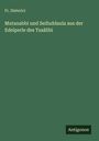 Fr. Dieterici: Mutanabbi und Seifuddaula aus der Edelperle des Tsaâlibi, Buch