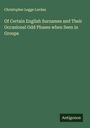 Christopher Legge Lordan: Of Certain English Surnames and Their Occasional Odd Phases when Seen in Groups, Buch