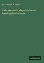 F. E. Francke: Vade mecum für allopathische und homöopathische Aerzte, Buch
