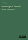 Anonym: Württembergische Jahrbücher, Buch