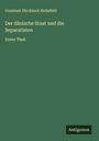 Constant Dirckinck Holmfeld: Der dänische Staat und die Separatisten, Buch