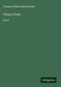 Thomas William Rhys Davids: Vinaya Texts, Buch