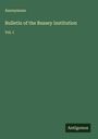 Anonymous: Bulletin of the Bussey Institution, Buch