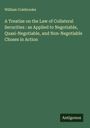 William Colebrooke: A Treatise on the Law of Collateral Securities : as Applied to Negotiable, Quasi-Negotiable, and Non-Negotiable Choses in Action, Buch