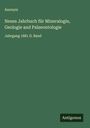 Anonym: Neues Jahrbuch für Mineralogie, Geologie and Palaeontologie, Buch