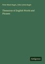 Peter Mark Roget: Thesaurus of English Words and Phrases, Buch