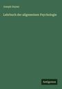 Joseph Geyser: Lehrbuch der allgemeinen Psychologie, Buch