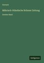 Anonym: Mährisch-Ständische Brünner Zeitung, Buch