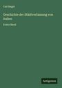 Carl Hegel: Geschichte der Städtverfassung von Italien, Buch