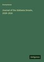 Anonymous: Journal of the Alabama Senate, 1838-1839, Buch