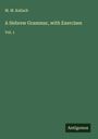 M. M. Kalisch: A Hebrew Grammar, with Exercises, Buch