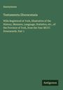 Anonymous: Testamenta Eboracensia, Buch