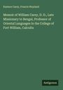 Eustace Carey: Memoir of William Carey, D. D., Late Missionary to Bengal, Professor of Oriental Languages in the College of Fort William, Calculta, Buch