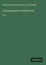 William Pitt: Correspondence of William Pitt, Buch