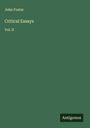 John Foster: Critical Essays, Buch