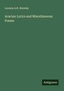 Lurania A. H. Munday: Acacian Lyrics and Miscellaneous Poems, Buch