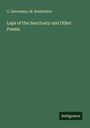 G. Stevenson: Laps of the Sanctuary and Other Poems, Buch