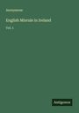 Anonymous: English Misrule in Ireland, Buch