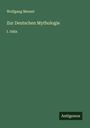 Wolfgang Menzel: Zur Deutschen Mythologie, Buch