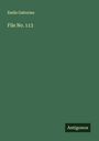 Emile Gaboriau: File No. 113, Buch