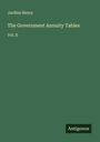 Jardine Henry: The Government Annuity Tables, Buch