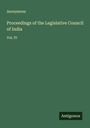 Anonymous: Proceedings of the Legislative Council of India, Buch