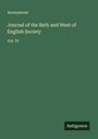 Anonymous: Journal of the Bath and West of English Society, Buch