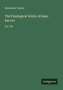 Alexander Napier: The Theological Works of Isaac Barrow, Buch