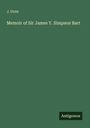 J. Duns: Memoir of Sir James Y. Simpson Bart, Buch
