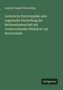 Leopold August Warnkönig: Juristische Encyclopädie oder organische Darstellung der Rechtswissenschaft mit vorherrschender Rücksicht auf Deutschland, Buch