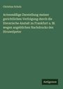 Christian Scholz: Actenmäßige Darstellung meiner gerichtlichen Verfolgung durch die literarische Anstalt zu Frankfurt a. M. wegen angeblichen Nachdrucks des Struwelpeter, Buch