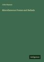 John Rayson: Miscellaneous Poems and Ballads, Buch