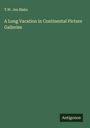T. W. Jex Blake: A Long Vacation in Continental Picture Galleries, Buch